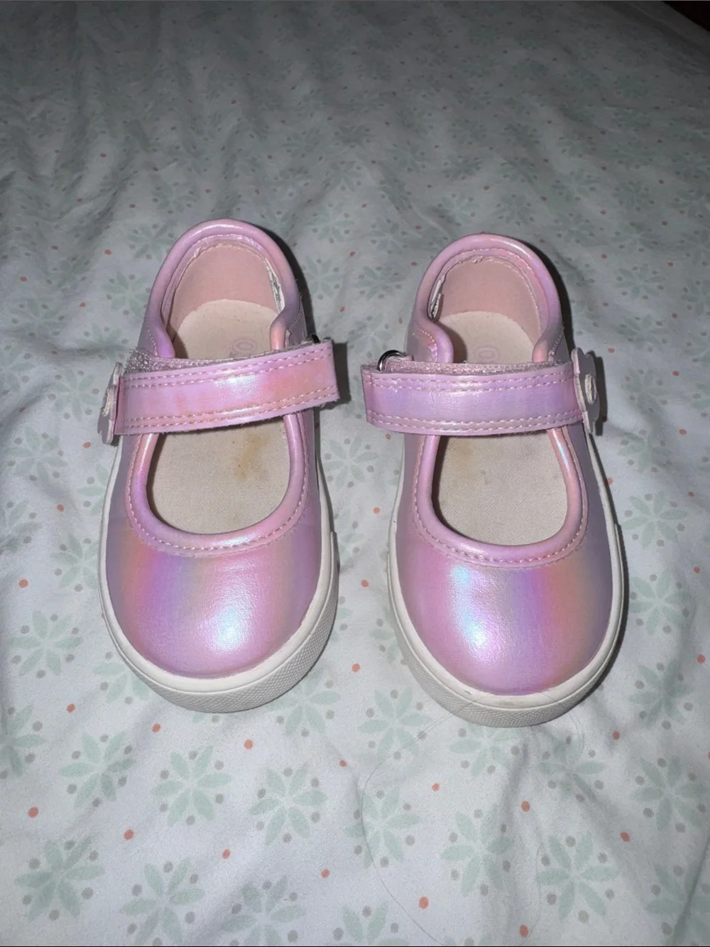 OshKosh B'gosh Iridescent Lavender-Pink Mary Jane Shoes